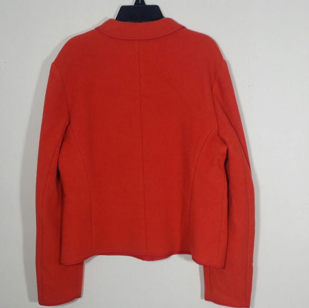 Dinomoda vintage wool orange light jacket - Picture 3 of 7